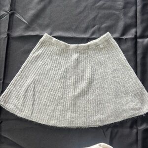 H&M Light Gray A-Line Skirt
